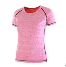 Load image into Gallery viewer, Women sportwear T-shirt running yoga fitness gym Tees Top