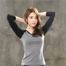 Load image into Gallery viewer, Women Yoga Running long sleeve Shirts Tops Fitness Sports Ladies Gym Clothes Sport Shirt For Gym Running Shirt Tops