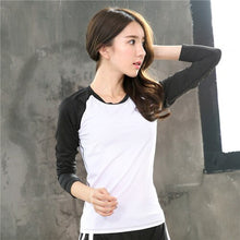 Load image into Gallery viewer, Women Yoga Running long sleeve Shirts Tops Fitness Sports Ladies Gym Clothes Sport Shirt For Gym Running Shirt Tops